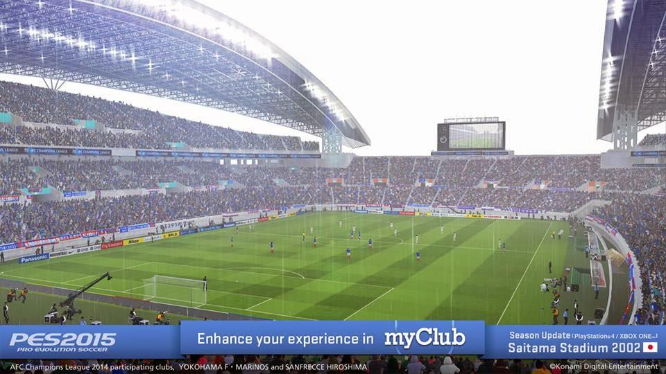 Atualização de PES 2015 traz mais times, estádios e melhorias para o myClub