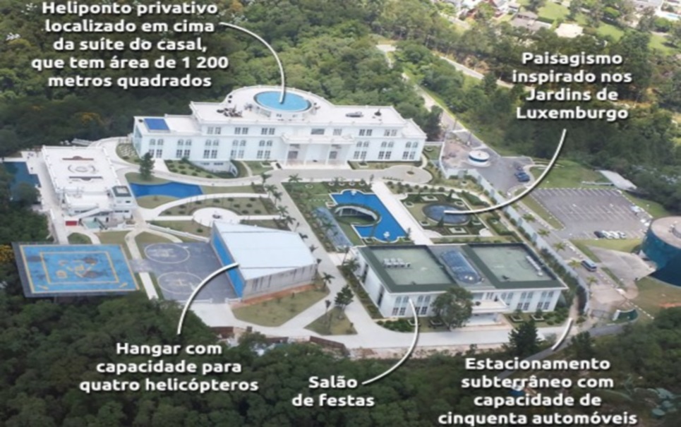 Maior mansão do Brasil é concluída em São Paulo
