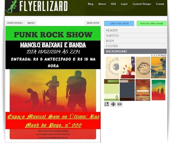 Flyer Lizard Download Grátis