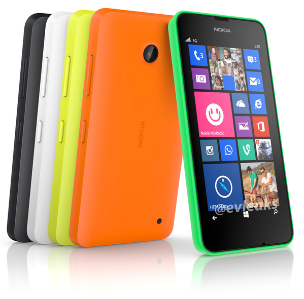 Nokia Lumia 630 deve ter cinco opções de cor