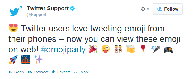 Twitter libera emojis à versão do microblog para PCs