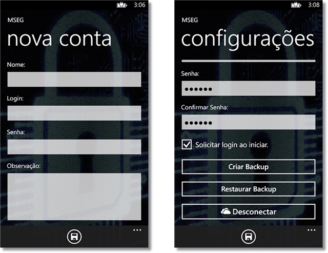 Interface do app é totalmente em português Interface do app é totalmente em português