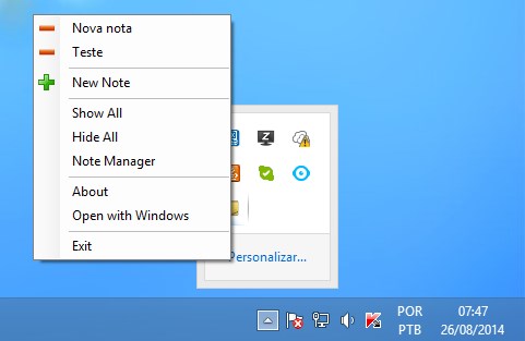 Notes Program On Desktop