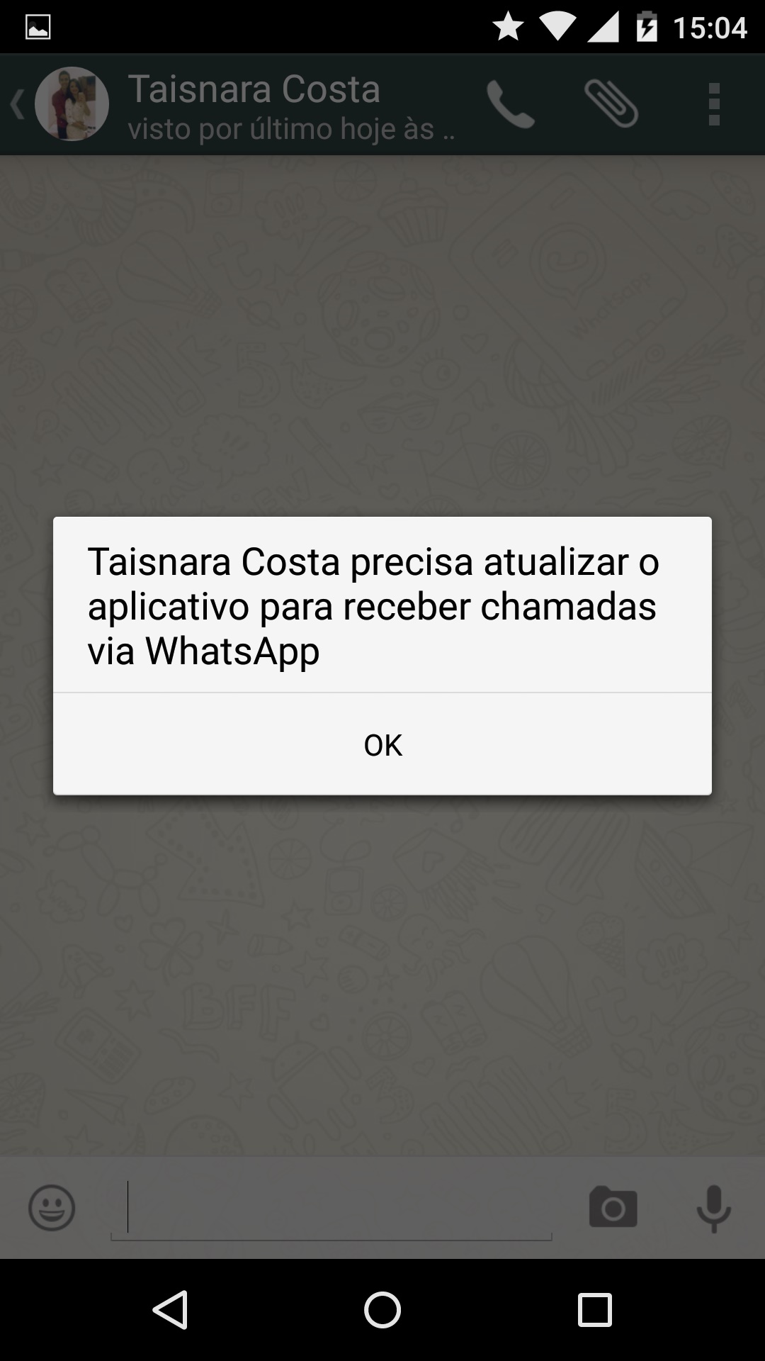 WhatsApp já permite chamadas por voz, mas ativação depende de 'convite'
