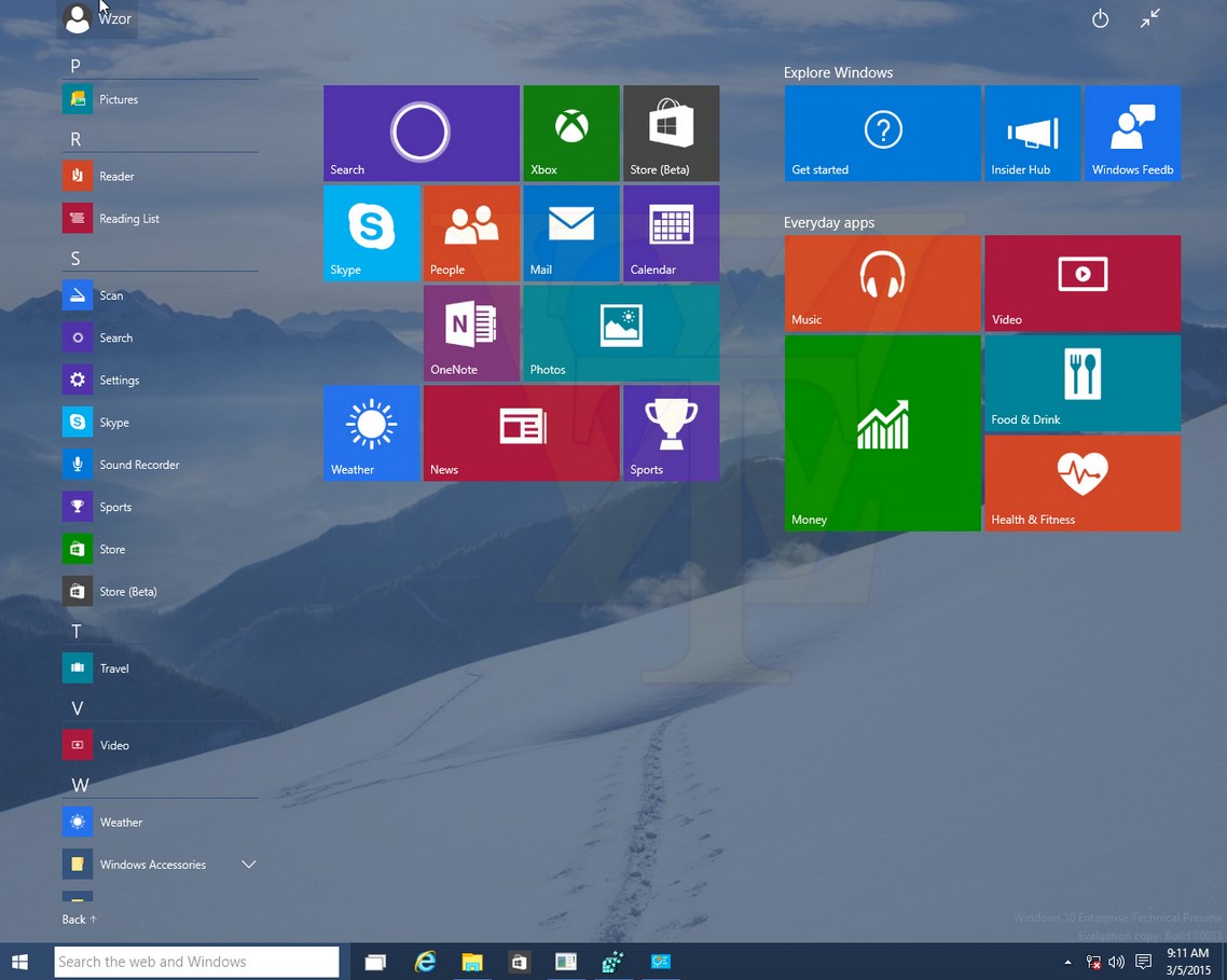 Menu Iniciar transparente é o mais novo vazamento do Windows 10