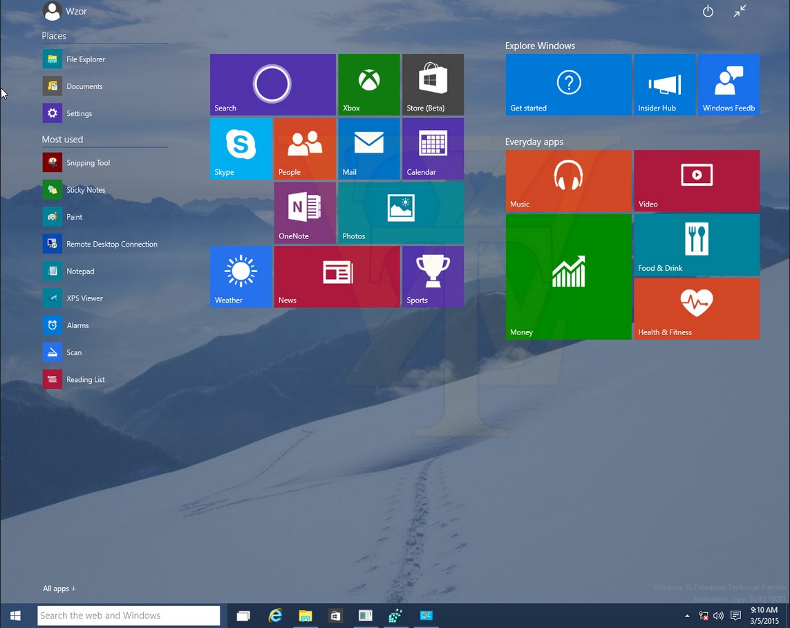 Menu Iniciar transparente é o mais novo vazamento do Windows 10