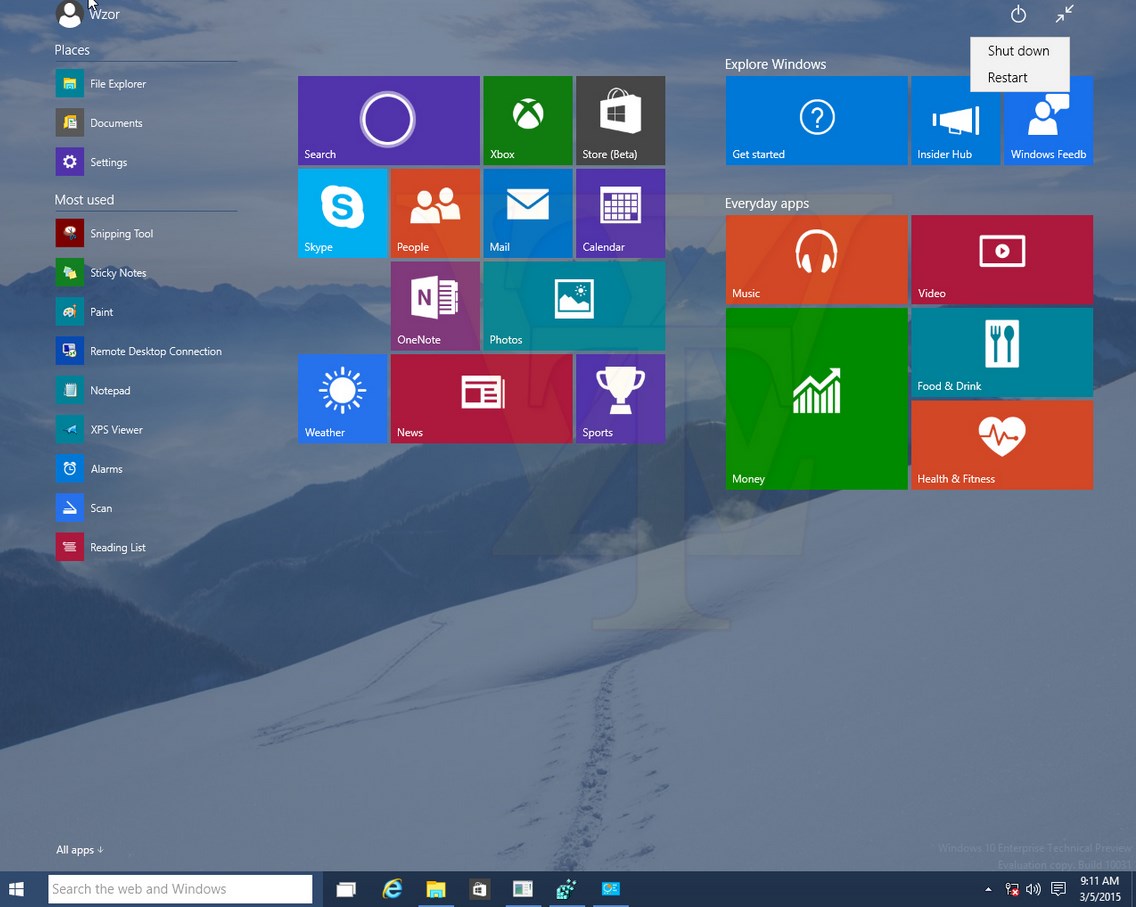 Menu Iniciar transparente é o mais novo vazamento do Windows 10