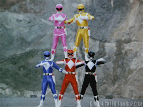 Resultado de imagem para gif de despedida power rangers