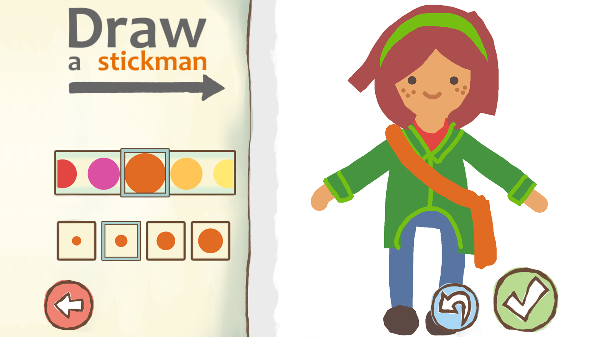 Draw a stickman game