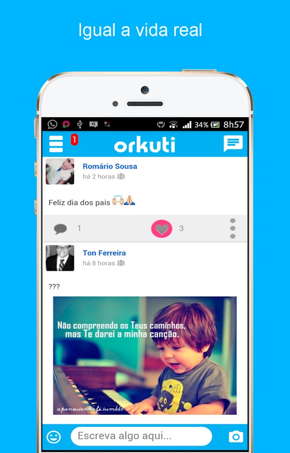 O "Orkuti" o Orkut brasileiro, já está quase em 1 milhão de usuários