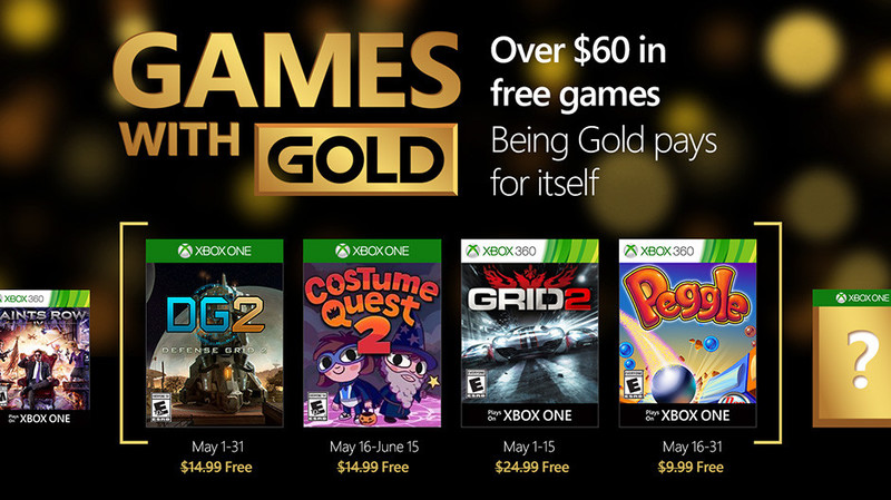 Microsoft revela os jogos de maio do sistema Games with Gold Microsoft revela os jogos de maio do sistema Games with Gold