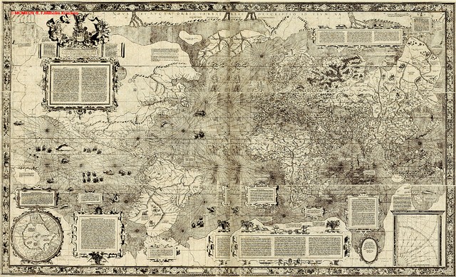 Mapa baseado na Projeção de Mercator Mapa baseado na Projeção de Mercator