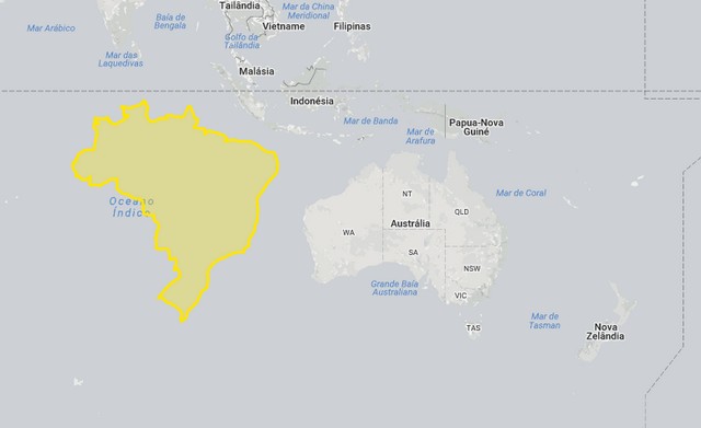 Brasil, Austrália e Oceania Brasil, Austrália e Oceania