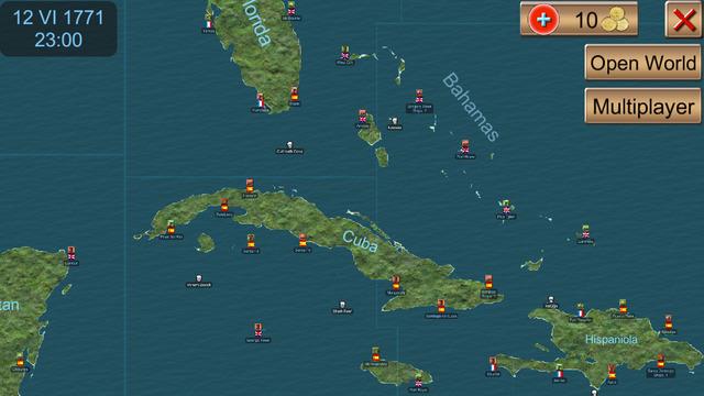 the pirate caribbean hunt expanding map