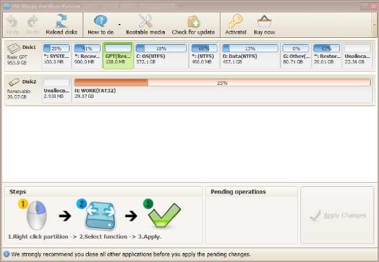 IM-Magic Partition Resizer Pro 6.8 / WinPE for ipod download
