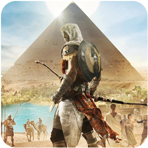 Logo Assassin`s Creed Origins Theme Ícone Logo Assassin`s Creed Origins Theme Ícone