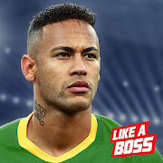 Logo Match MVP Neymar JR Ícone Logo Match MVP Neymar JR Ícone