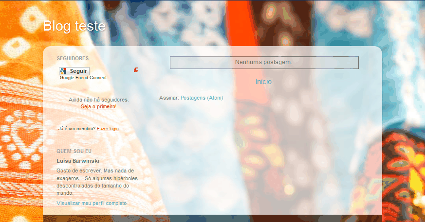 Ajuste seu blog de acordo com o seu tema! Ajuste seu blog de acordo com o seu tema!