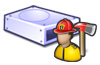 Logo HDD Thermometer Ícone Logo HDD Thermometer Ícone
