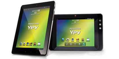 Imagem de: Tablet da Positivo começa a ser distribuído para varejistas