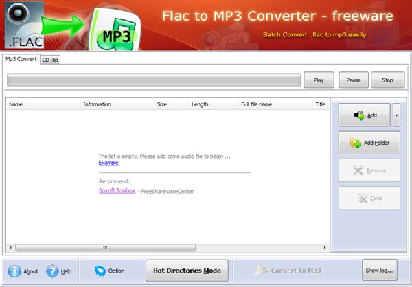 convert flac to mp3