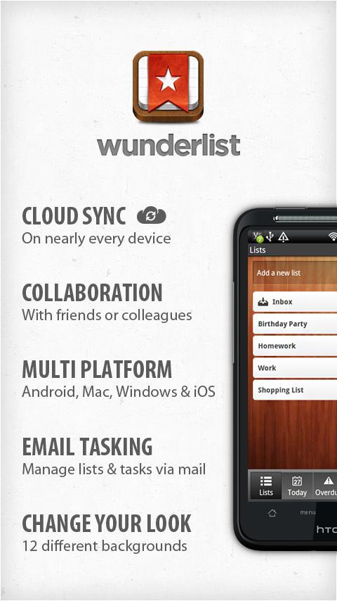 Wunderlist - Imagem 1 do software