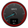 Logo Blackmagic Disk Speed Test Ícone Logo Blackmagic Disk Speed Test Ícone