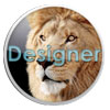 Logo Lion Designer Ícone Logo Lion Designer Ícone