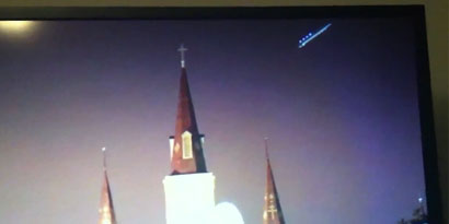 Imagem de: OVNI é avistado em partida de futebol americano