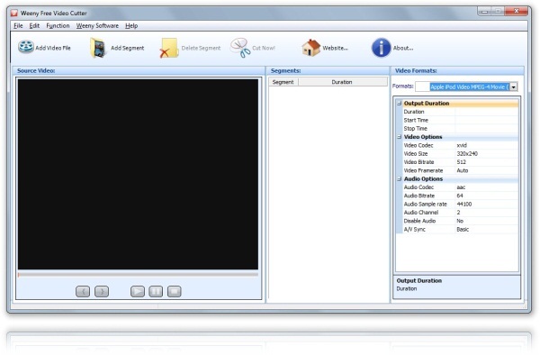 Imagem 1 do Weeny Free Video Cutter