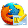 Logo Mozilla Profile Manager Ícone Logo Mozilla Profile Manager Ícone