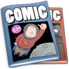 Logo Simple Comic Ícone Logo Simple Comic Ícone