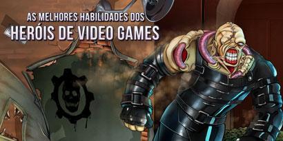 Imagem de: As melhores habilidades dos heróis de video games [infográfico]