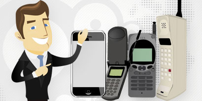 Imagem de: A evolução dos celulares [infográfico]