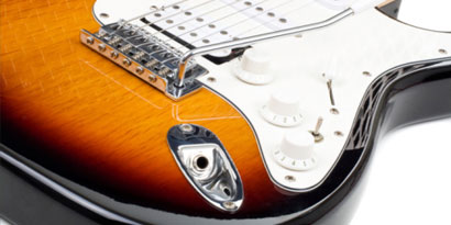 Imagem de: Como funciona uma guitarra elétrica? [infográfico]