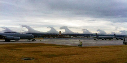 Imagem de: Fim do mistério: explicada a causa das nuvens "Tsunami" no Alabama