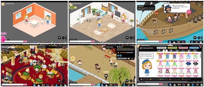 ameba pico virtual world online game