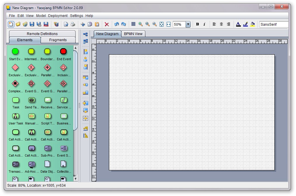 Imagem 2 do Yaoqiang BPMN Editor