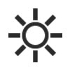 Logo Brightness Slider Ícone Logo Brightness Slider Ícone