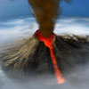 Logo 3D Volcano Ícone Logo 3D Volcano Ícone