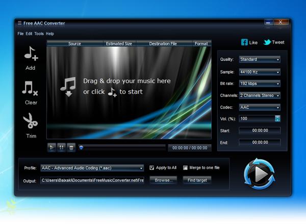 aac audio converter free download