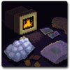 Logo Fireplace Ícone Logo Fireplace Ícone