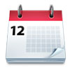 Logo Desktop Calendar Ícone Logo Desktop Calendar Ícone