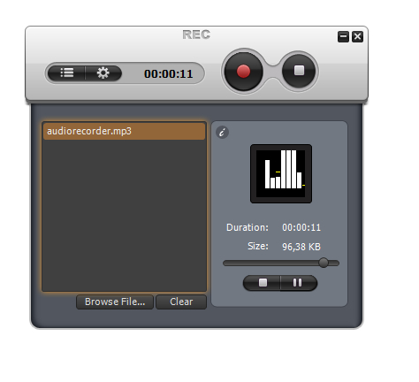 Imagem 2 do Weeny Free Audio Recorder