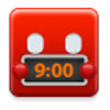 Logo Retro Flip Clock Ícone Logo Retro Flip Clock Ícone