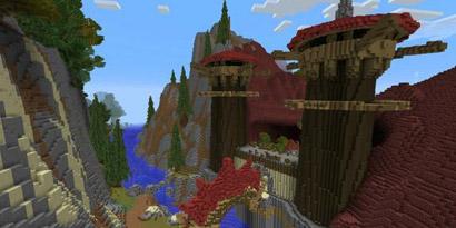 Imagem de: Azeroth agora em versão Minecraft