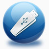 Logo USB Flash Drives Control Ícone Logo USB Flash Drives Control Ícone