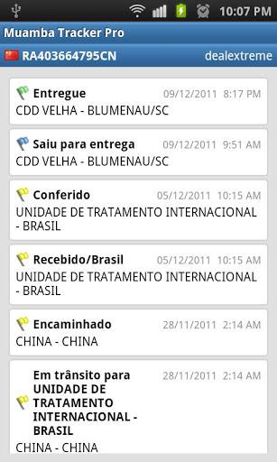 Muamba Tracker - Imagem 2 do software