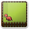 Logo Dinosaur Zookeeper Ícone Logo Dinosaur Zookeeper Ícone