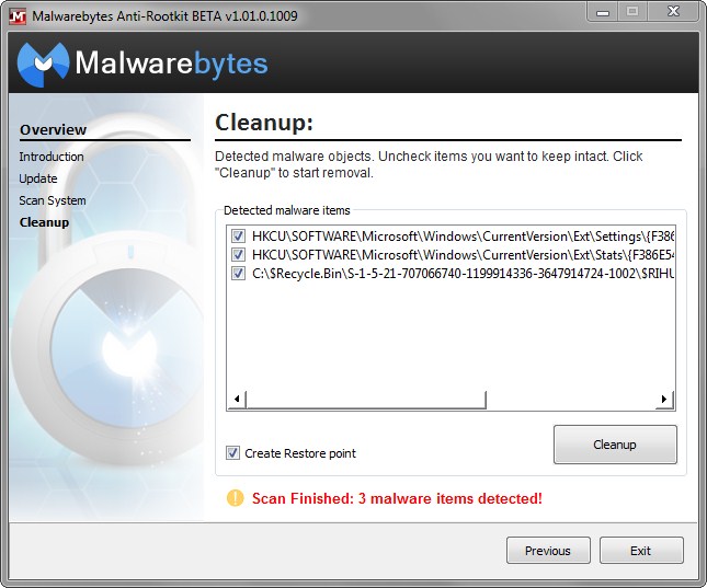 malwarebytes rootkit